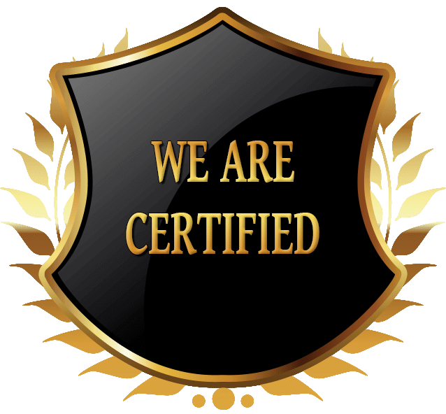 WE ARE CERTIFIED