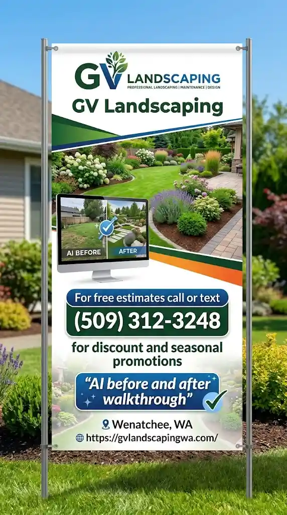 GV Landscaping banner GV Landscaping banner